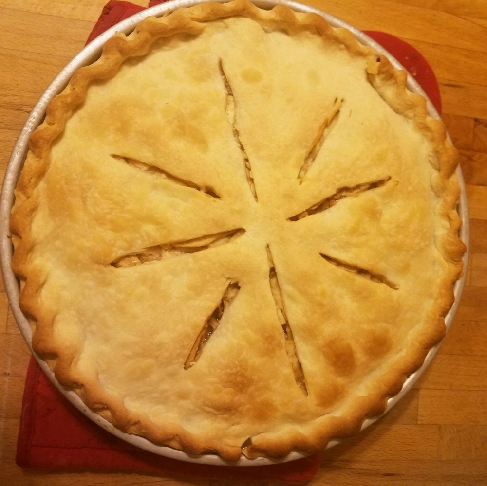 GIANT Peach Pie (Not for Sale)